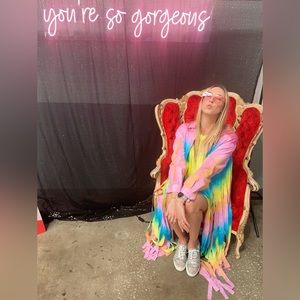 Taylor Swift Eras Lover Outfit Rainbow Fringe